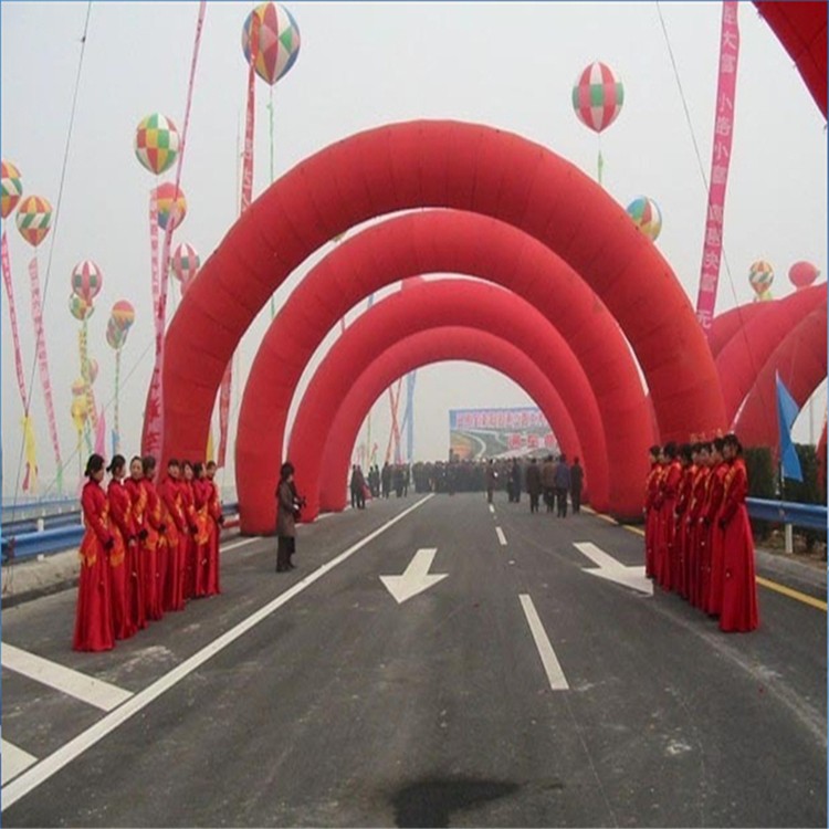 寿县开业纯红拱门